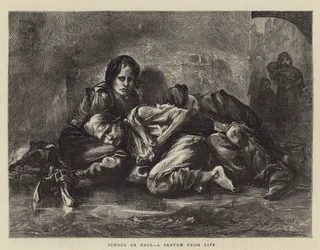 School or Gaol, a Sketch from Life